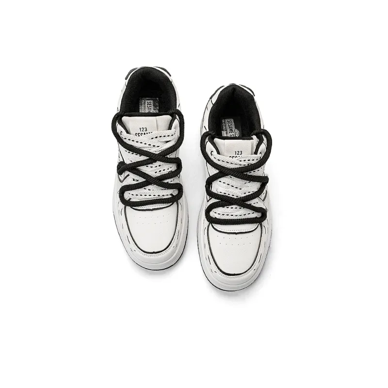 SESAME STREET Slip-Resistant Cushioning Wear-Resistant Breathable Height Increasing Low-Top Skateboard Shoes Unisex-11