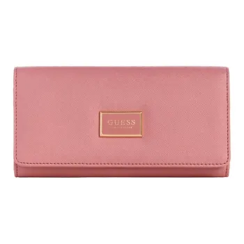 GUESS Artificial Leather Wallet Unisex Peony Blush