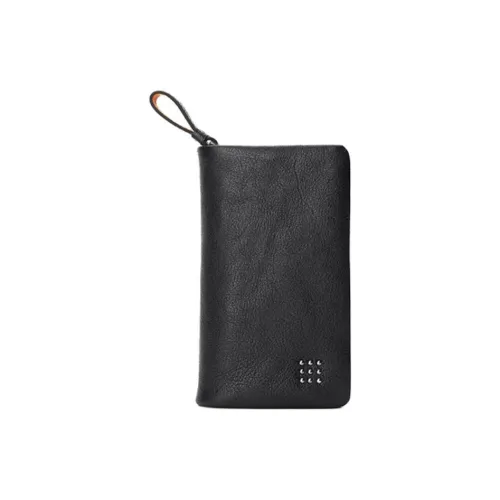 Thereble Cow Leather Key Pouch Men's Black