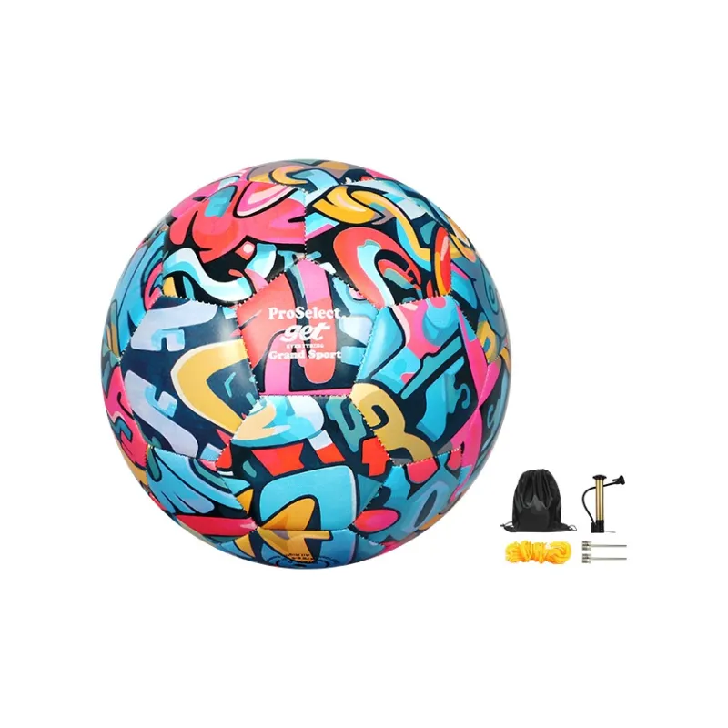 ProSelect Size 5 Ball Soccer PVC Machine Stitched Soccer Ball Unisex Hip Hop Elegance-1