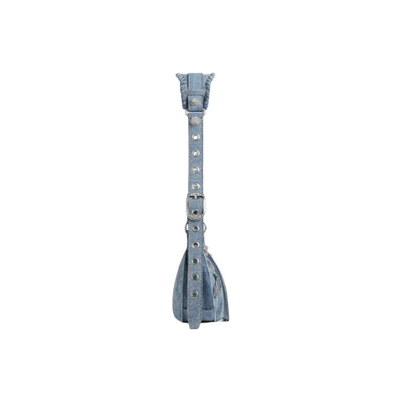 Balenciaga Le Cagole Xs Shoulder Bag Demin Blue-2