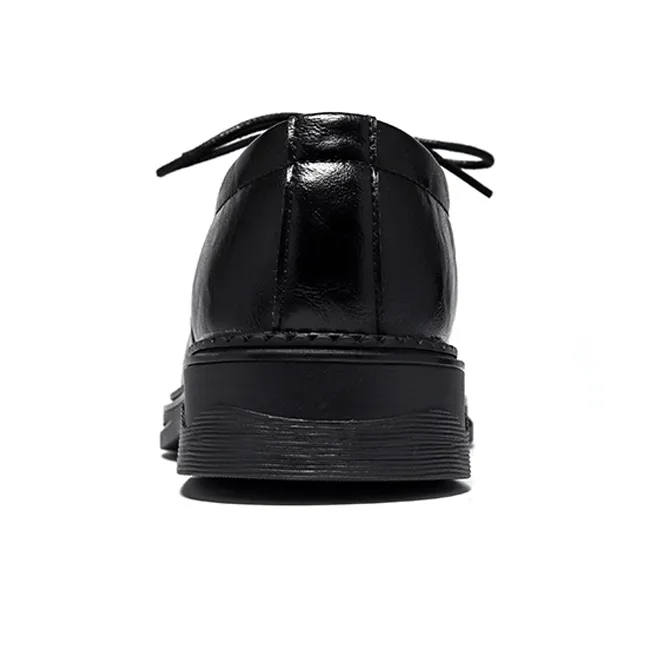 SHUPATE Dress Shoes Men Low Top Black/Brown-23