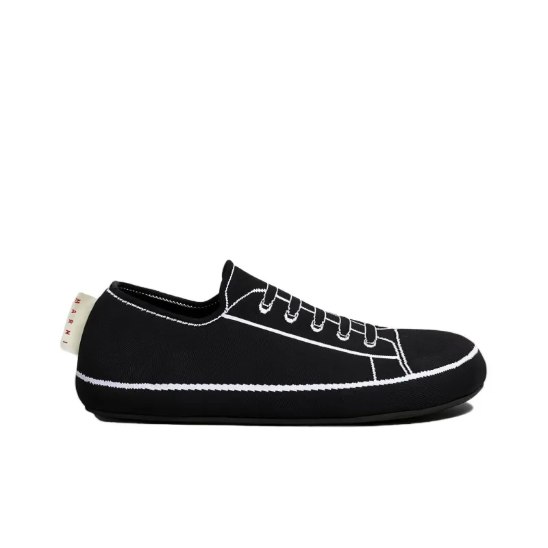 MARNI Low Top Skateboard Shoes Men's Black-1