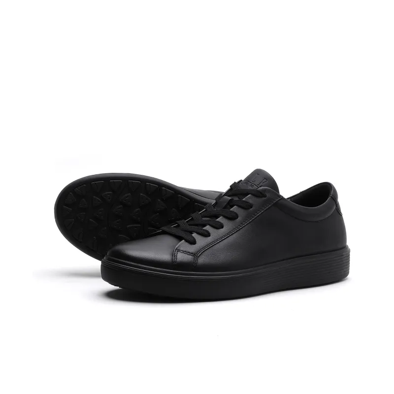 ELLE HOMME Low Top Stylish Skateboarding Shoes Men's Black-2