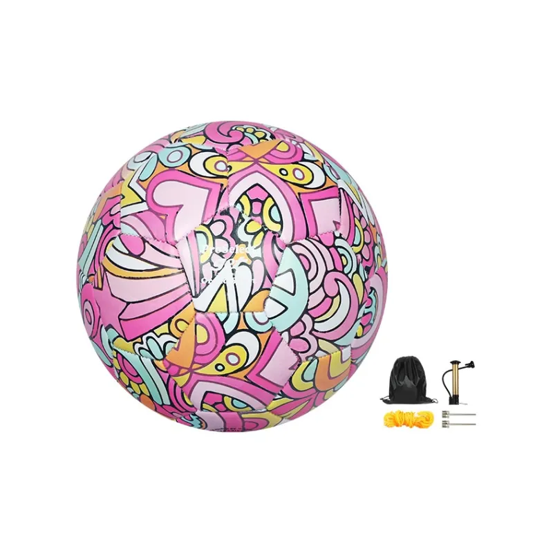 ProSelect Size 5 Ball Soccer PVC Machine Stitched Soccer Ball Unisex Pink Mood-1