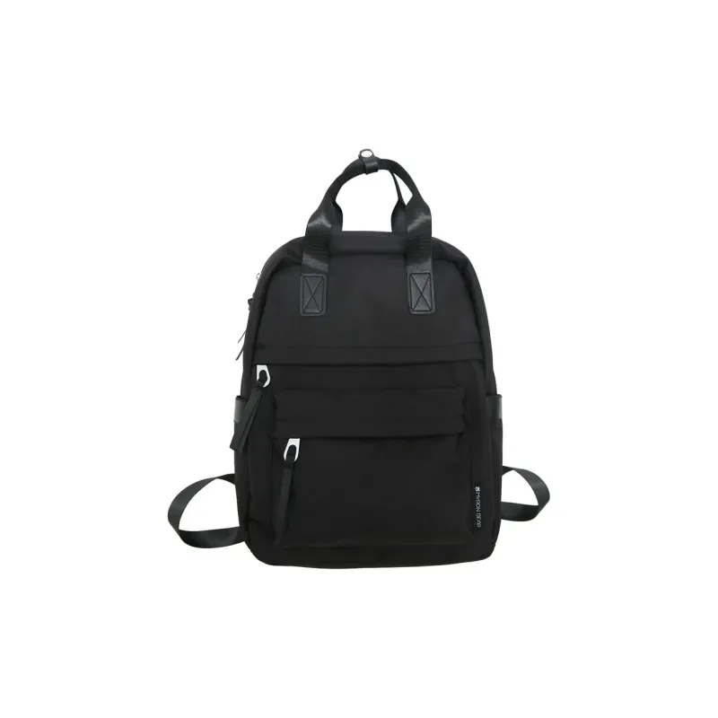 Parker Bear Nylon Backpack Unisex Black/Gray/Ecru/Green-0