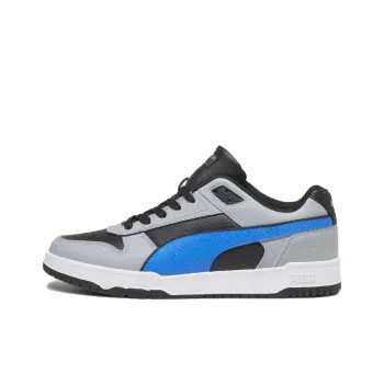 PUMA RBD Game Anti-Slip Wear-Resistant Low-Top Skateboard Shoes Unisex Gray Black Blue