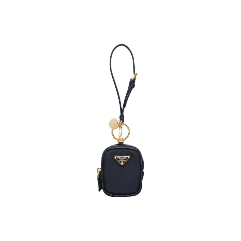 PRADA Re-Edition Recycled Nylon Clutch Mini Women's Blue-0