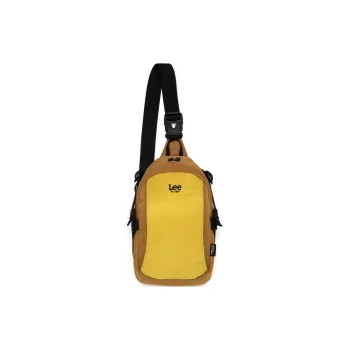 Lee Polyester Crossbody Bag, Shoulder Bag Regular Unisex Mustard