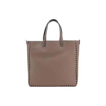 Valentino GARAVANI ROCKSTUD Calfskin Handbag, Crossbody Bag, Shoulder Bag Men's Brown