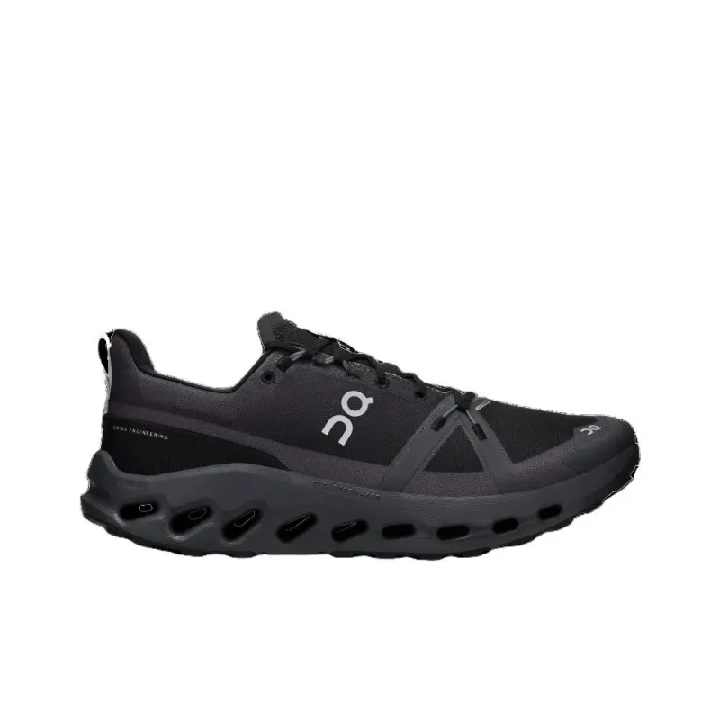 On Running Cloudsurfer Trail Waterproof Black Eclipse-1