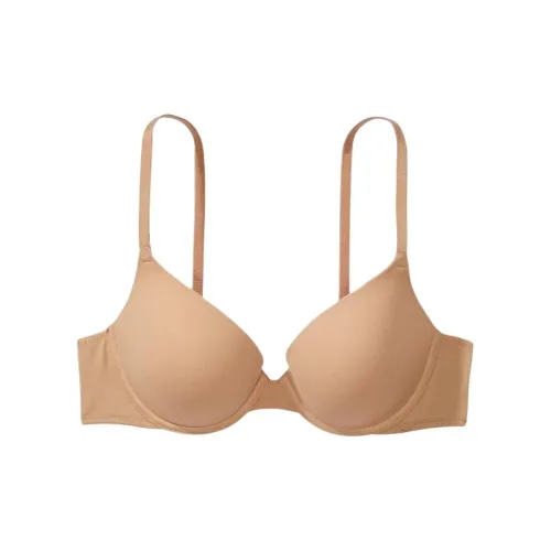 Victoria's Secret PINK 1690 Gathering Style WEAR EVERYWHERE PUSH UP Bra Women's Nude
