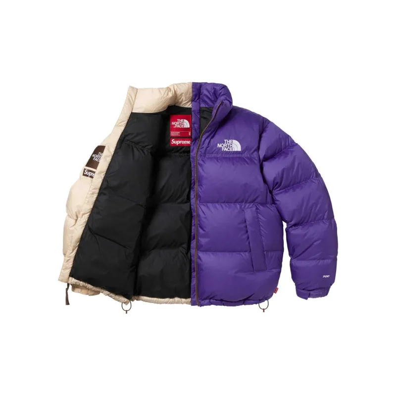 Supreme The North Face Split Nuptse Jacket Woodland-7