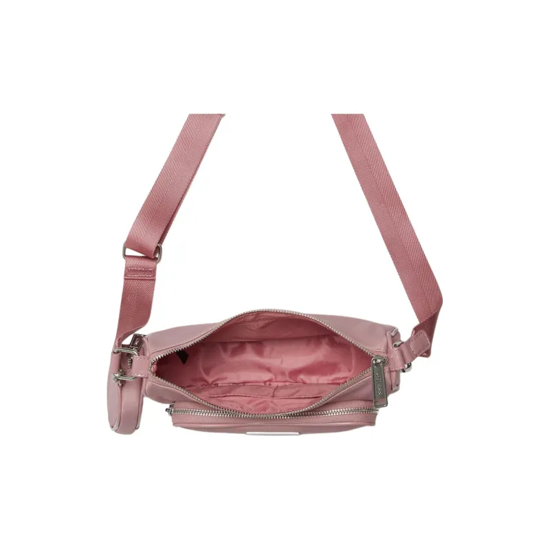 GUESS Nylon Shoulder Bag Crossbody Bag Women's Rose Red-2