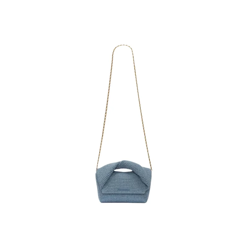 JW Anderson Medium Twister Raffia Tote Bag-1