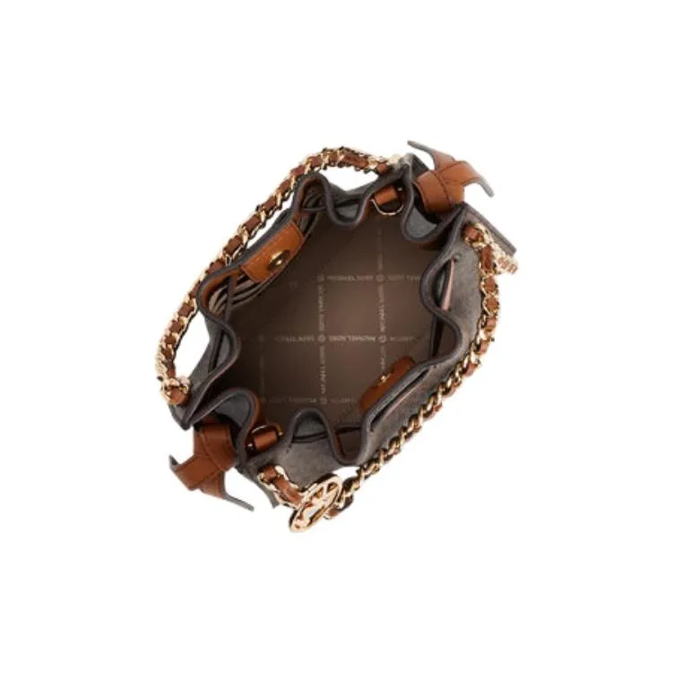 MICHAEL KORS Mina Small Signature Logo Chain Crossbody Bag-6