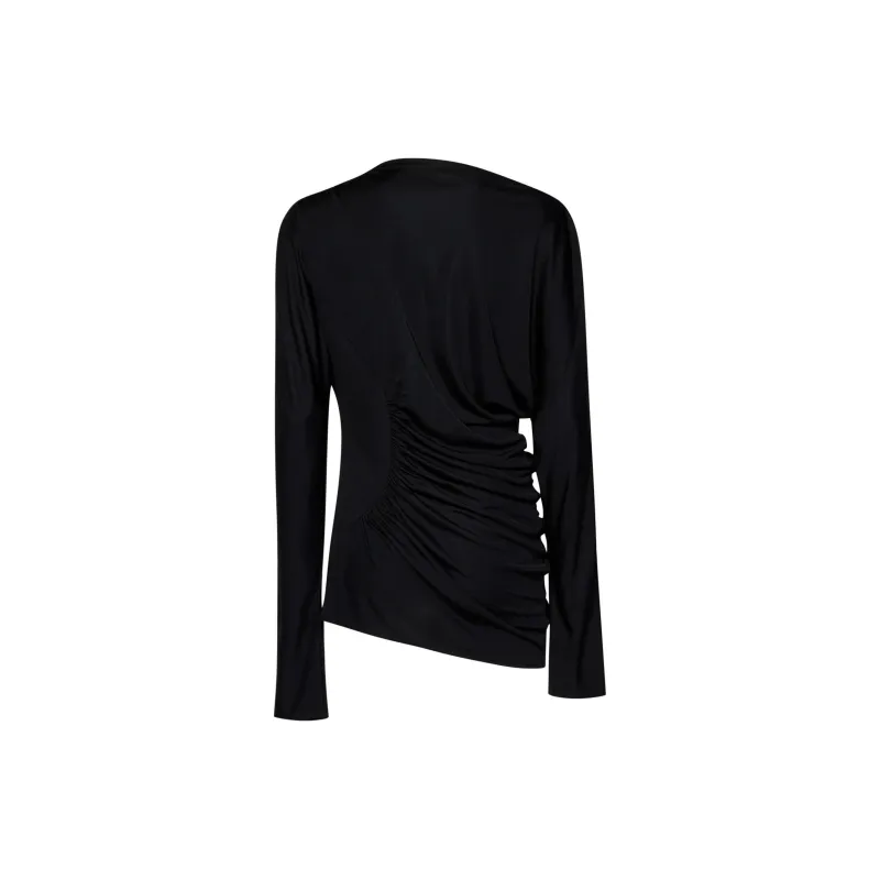 KHAITE Ciro Long Sleeved Boat Neck Top-1