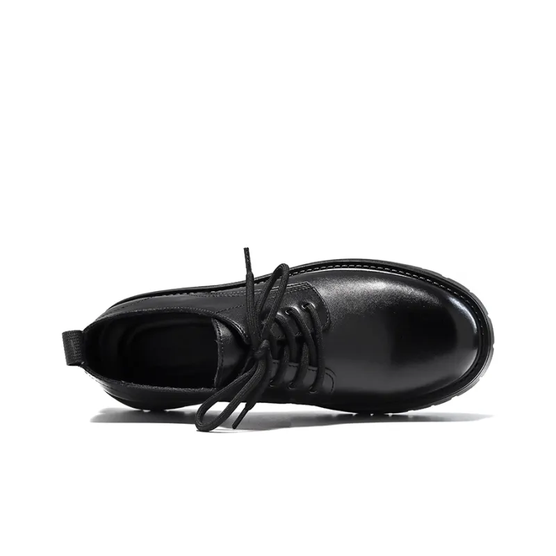 Beidouniao Dress Shoes Men Low Top Gray, Brown, Black-3