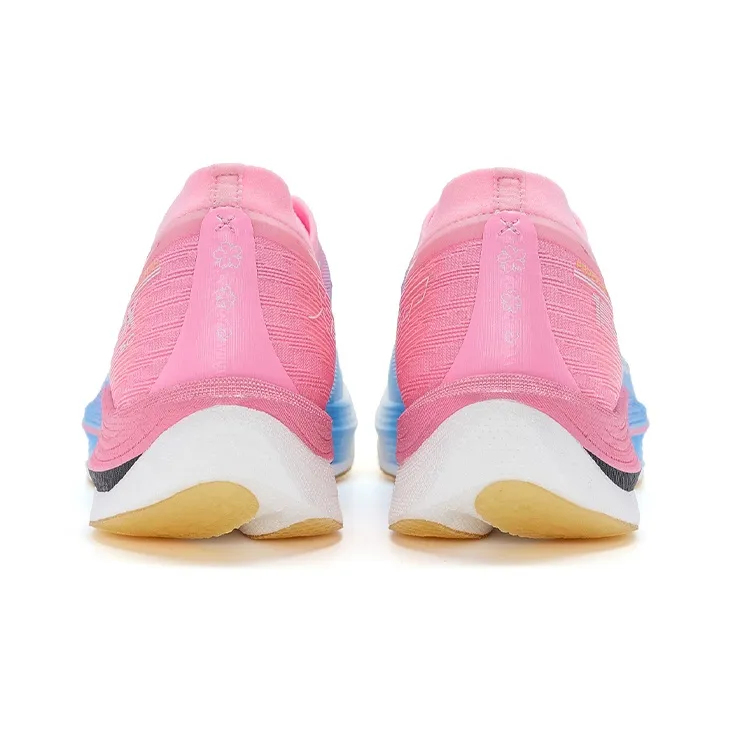 XTEP Racing 160X 5.0 Running Shoes Men Low Top Fluorescent Cherry Pink/Moon Blue-3
