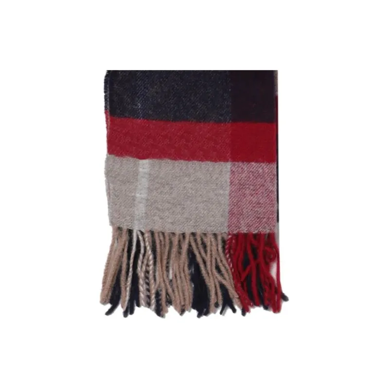 BARBOUR Knit Scarves Women's Red-2