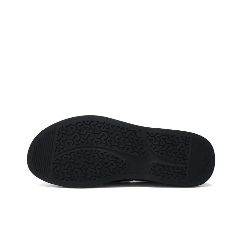 U7 Beanie Shoes Soft Sole Breathable Loafers Men's Black-4
