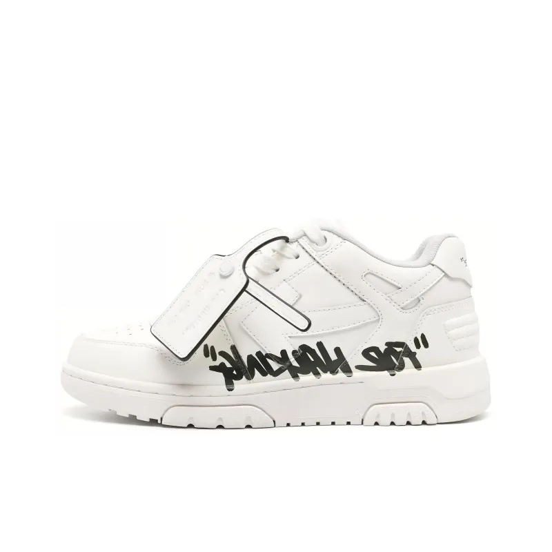 OFF WHITE Out Of Office Ooo For Walking White Black Women's-0