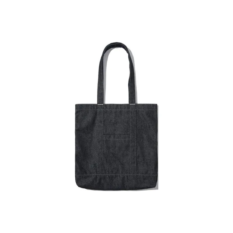 Lee Cotton Tote Bag Shopping Bag Eco Bag Shoulder Bag Regular Unisex Black-1