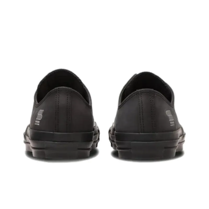 Converse All Star Stacksbookstore Anti Slip Wear Resistant Low Top Skateboard Shoes Unisex Black Japan Version-4