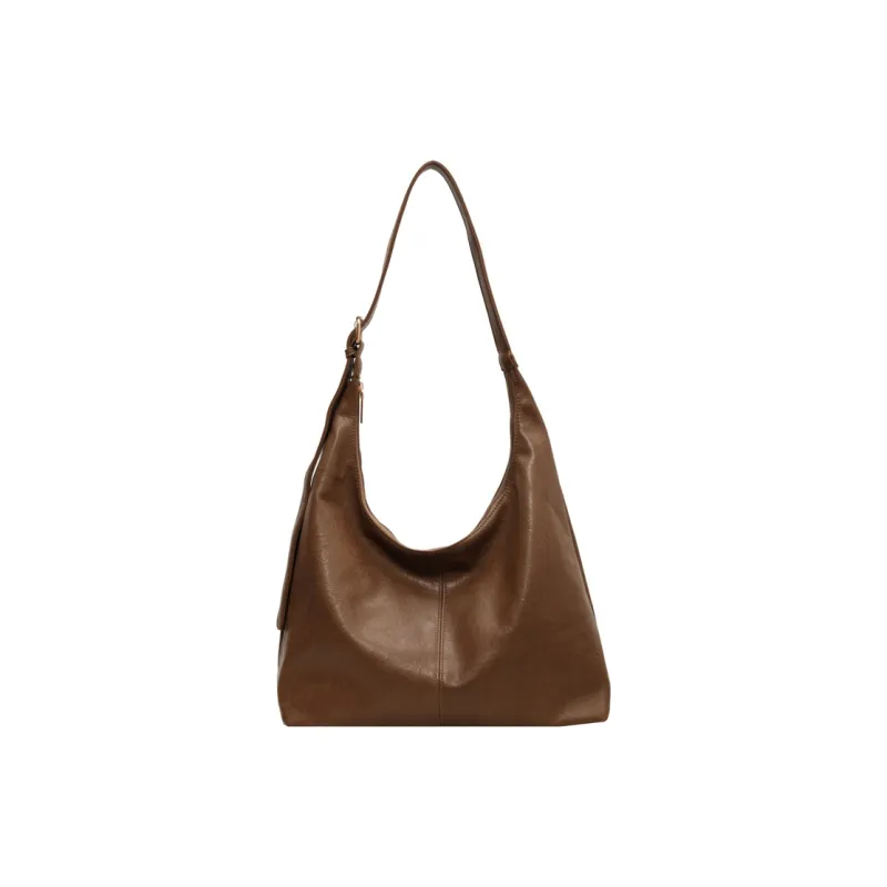 ROSEROOEN PU Tote Bag Shoulder Bag Crossbody Bag Regular Women's Black/Coffee/Brown/Mud-31