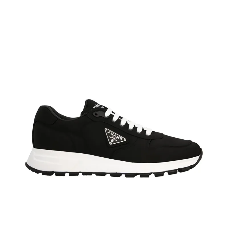 PRADA Triangle-logo Re-Nylon Sneakers-1