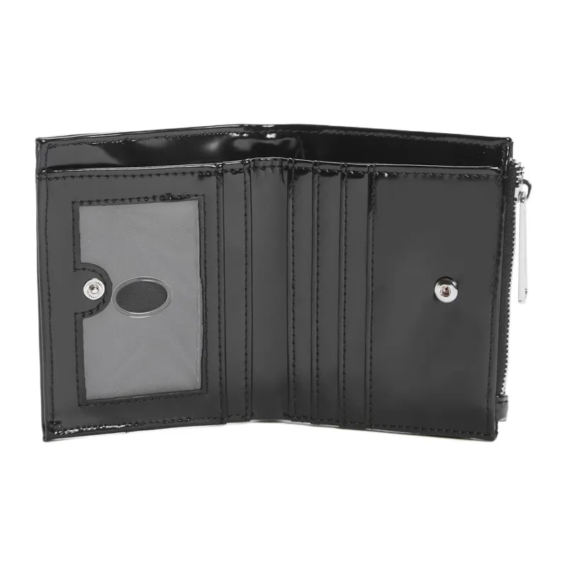 GUESS Nylon Artificial Leather Wallet Small Size Women's Black-2