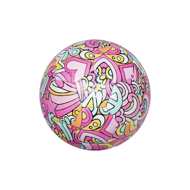 ProSelect Size 5 Ball Soccer PVC Machine Stitched Soccer Ball Unisex Pink Mood-0