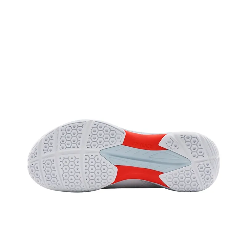 YONEX Power Cushion Cushioning Rebound Slip Resistant Lightweight Low Top Badminton Shoes Unisex White Light Blue-4