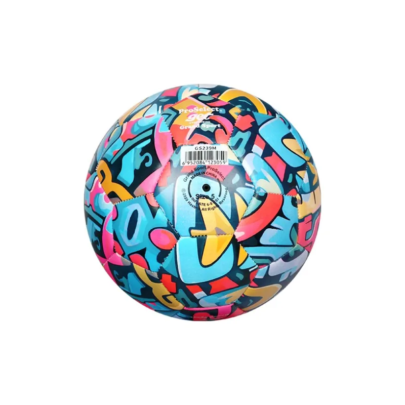 ProSelect Size 5 Ball Soccer PVC Machine Stitched Soccer Ball Unisex Hip Hop Elegance-4