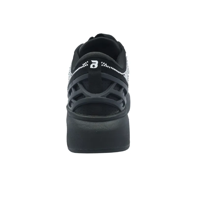 It Must Be Done Abrasion Resistant Lightweight Height Increasing Low Top Skateboard Shoes Unisex-21