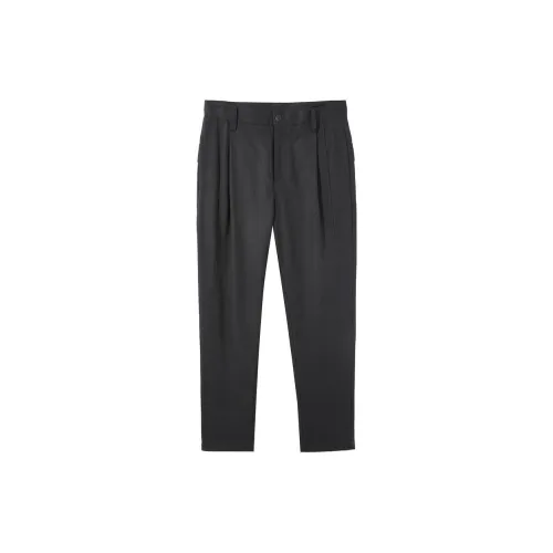 RIVER STONE Suit Trousers Men Black Gray