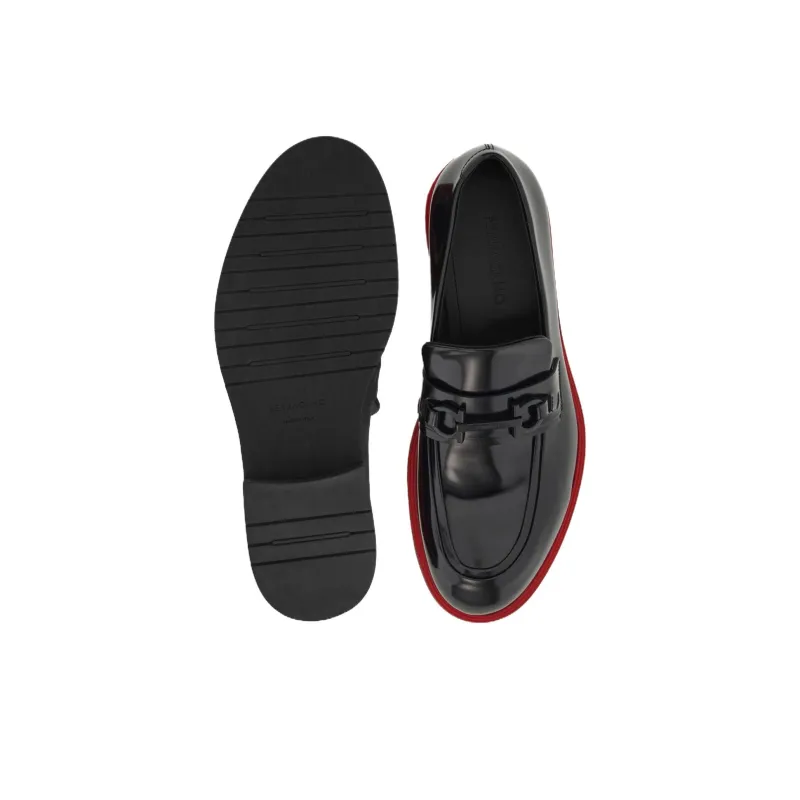 FERRAGAMO Gancini-ornament Leather Mocassins-4