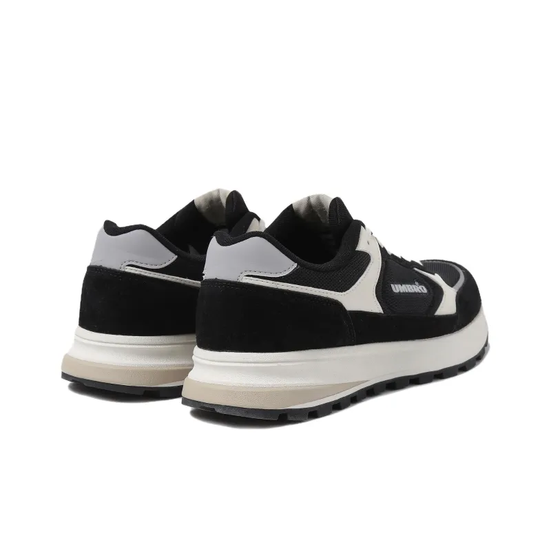 Umbro Hennesy Jogger Cushioning Wear-Resistant Low-Top Running Shoes Unisex Black White-3