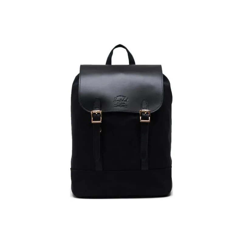 Herschel Nylon Backpack Mini Unisex Black-0