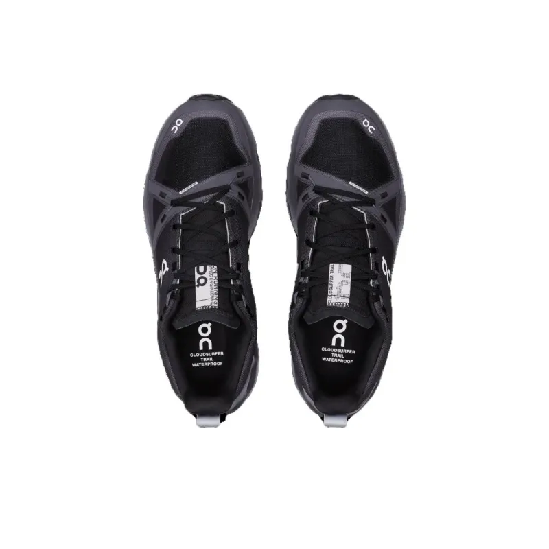 On Running Cloudsurfer Trail Waterproof Black Eclipse-2