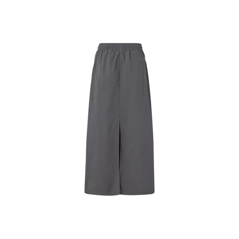 Adidas Originals 3s Parach Skirt Casual Long Skirts Women's Dark Gray-1