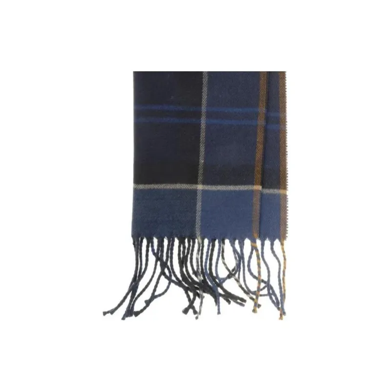 BARBOUR Knit Scarves Men's Blue-2