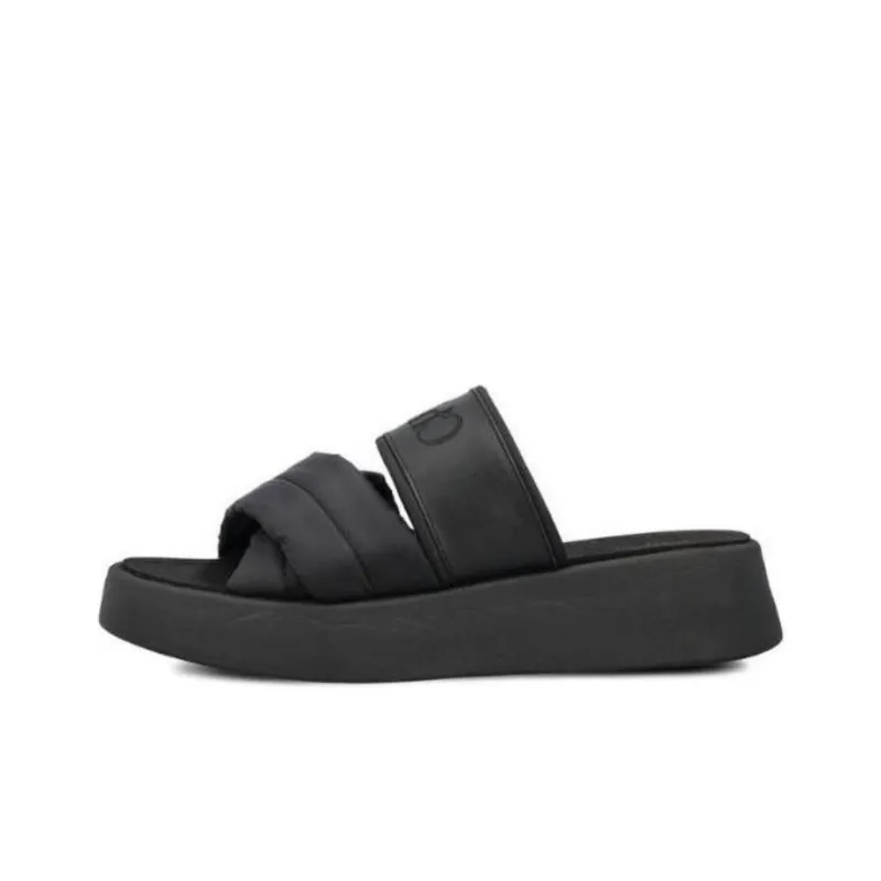 Chloé Logo-embroidered Chunky Slides-0