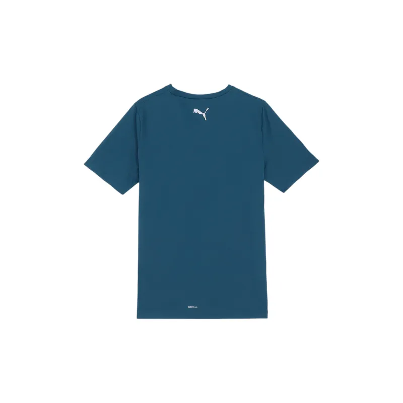 PUMA Running Pattern T Shirts Men Blue-1