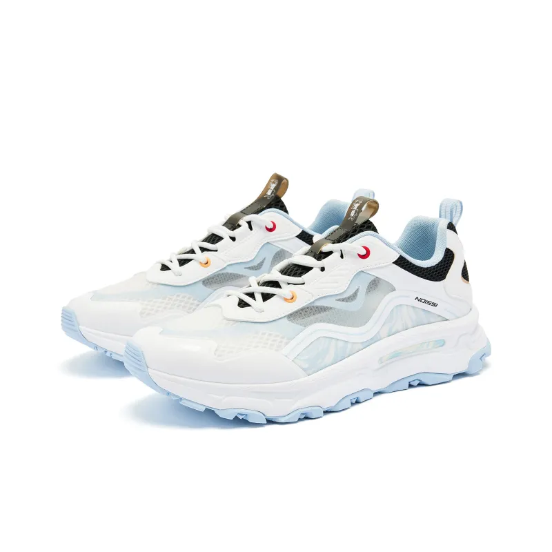 QIAODAN Cloud Travel 2.0 Wear resistant And Lightweight Low Top Casual Shoes Men's White Blue Black-2