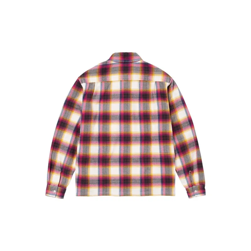 Supreme Shadow Plaid Flannel Zip Up Shirt SS24-1