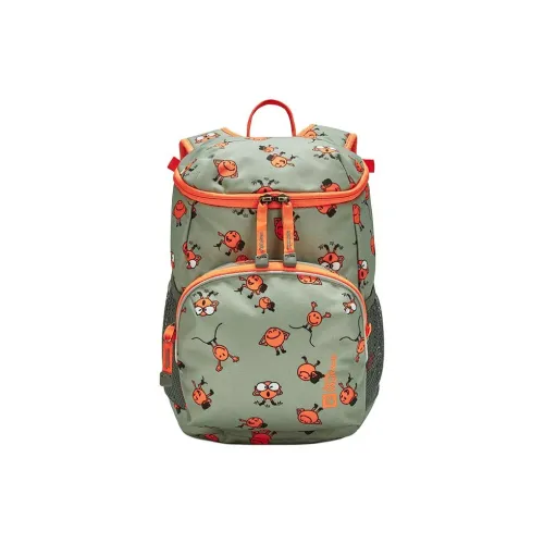 JACK WOLFSKIN Backpacks Mint Leaf Green Print