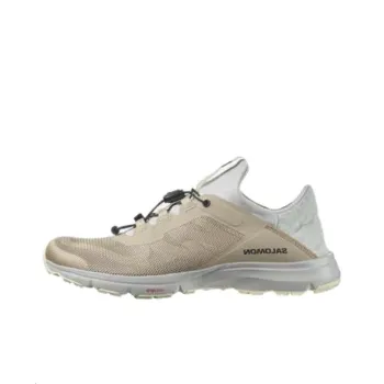 SALOMON Amphib Bold 2.0 Slip Resistant Low Top Running Shoes Women's Light Yellow Gray