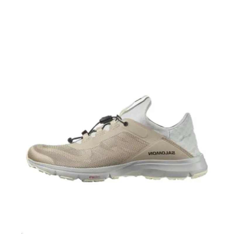 SALOMON Amphib Bold 2.0 Slip Resistant Low Top Running Shoes Women's Light Yellow Gray-0