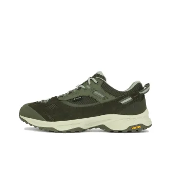 KOLON SPORT Motion Cushioned Anti Slip Wear Resistant And Water Resistant Low Top Trekking Shoes Unisex Green